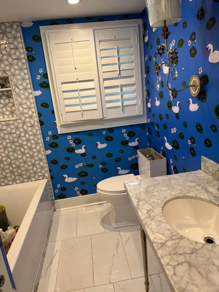 Wallpaper installation completed by MTZ